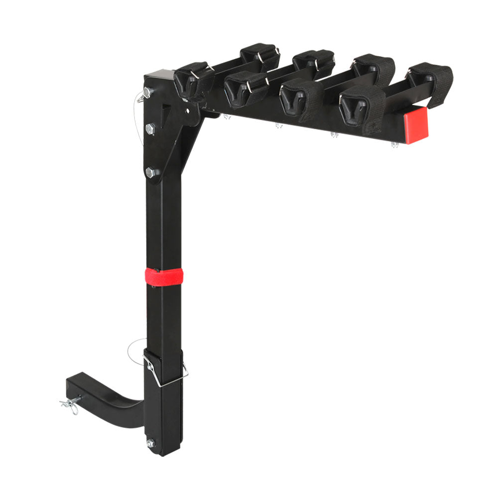 Giantz 4 Bicycle Bike Carrier Rack Car 2inches Hitch Mount Foldable Black,Giantz 4 Bicycle Bike Carrier Rack Car 2inches Hitch Mount Foldable Black