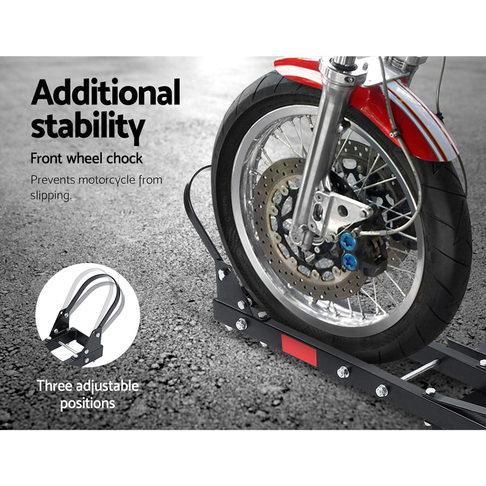 Giantz Motorcycle Motorbike Carrier Rack Ramp 2inchesTowbar Adjustable Height Black,Giantz Motorcycle Motorbike Carrier Rack Ramp 2inchesTowbar Adjustable Height Black