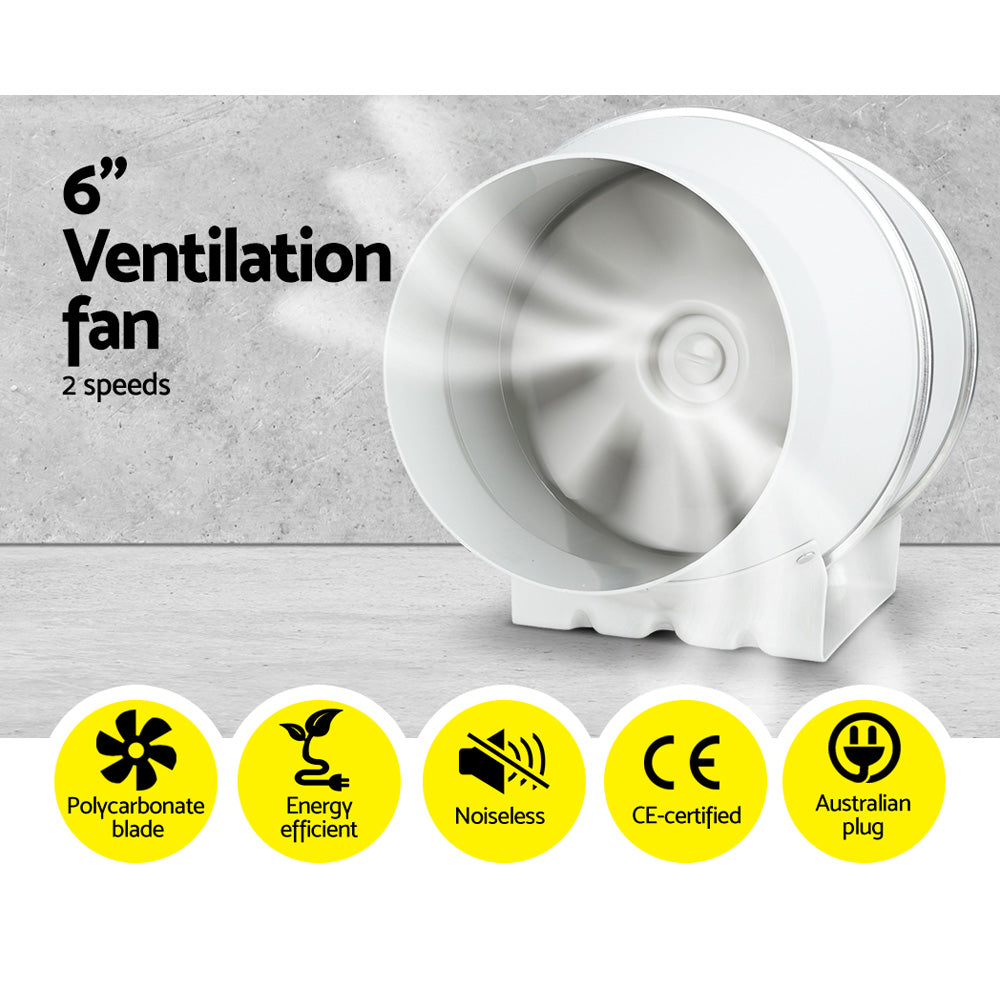 Greenfingers 6inchesVentilation Kit Fan Grow Tent Kit Carbon Filter Duct Speed Controlled,Greenfingers 6inchesVentilation Kit Fan Grow Tent Carbon Filter Duct Speed Controlled
