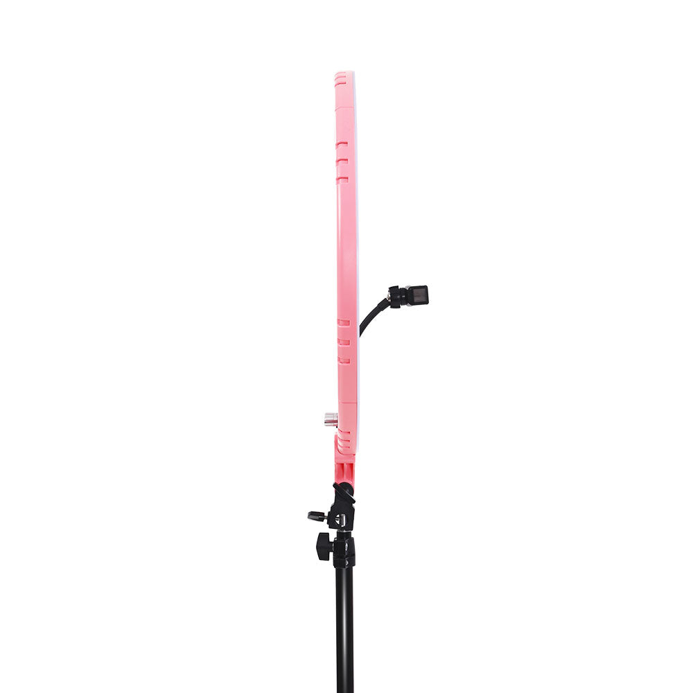Embellir Ring Light 19inches Tripod Stand Pink